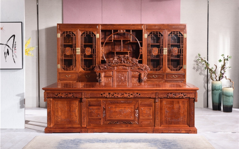 2.8米盛世王朝書(shū)房組合